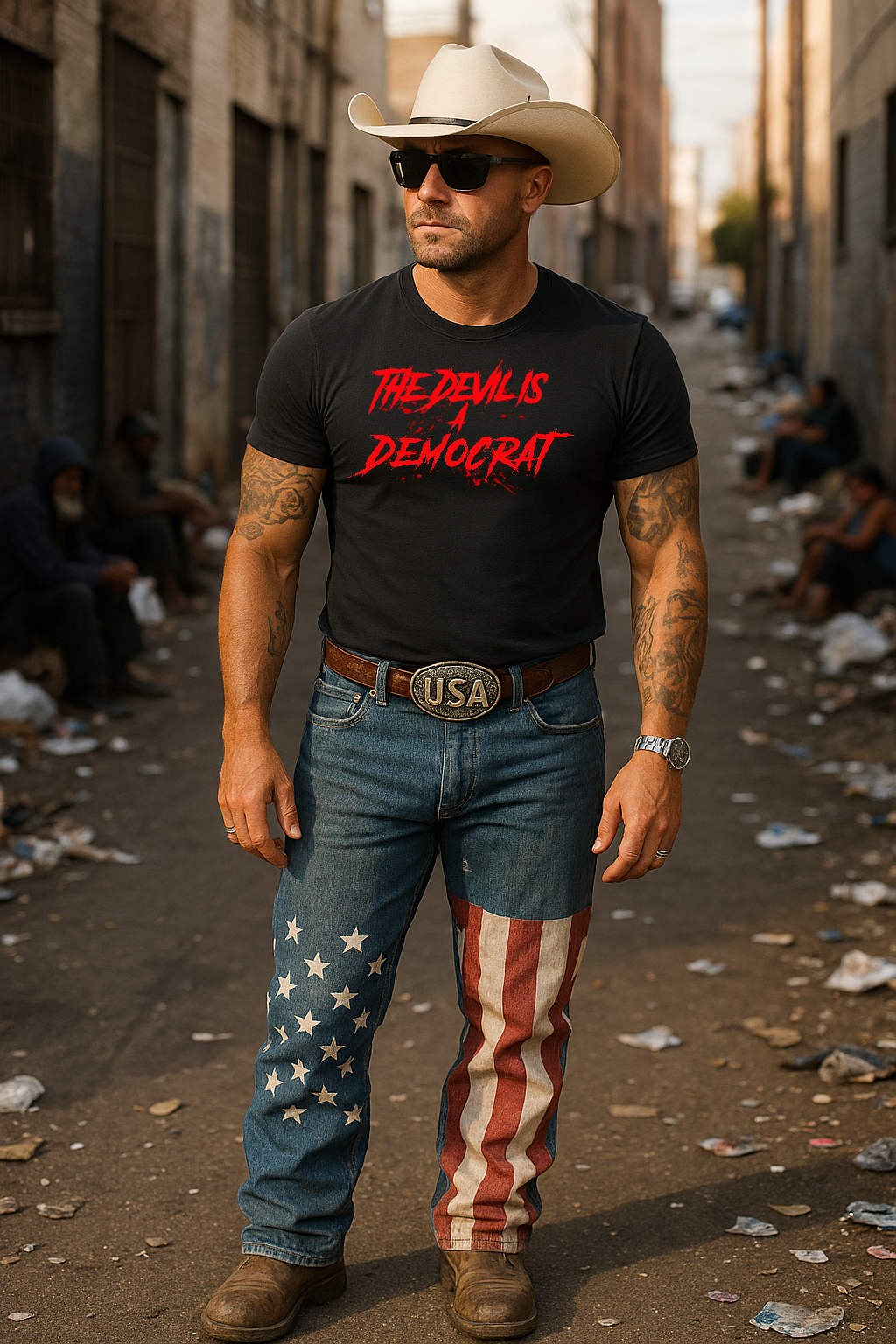 The Devil is a Democrat - T-Shirt