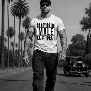 STRAIGHT MALE AMERICAN T-Shirt