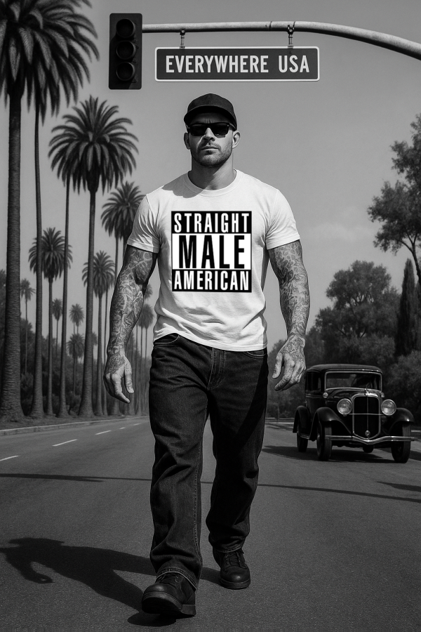 STRAIGHT MALE AMERICAN T-Shirt