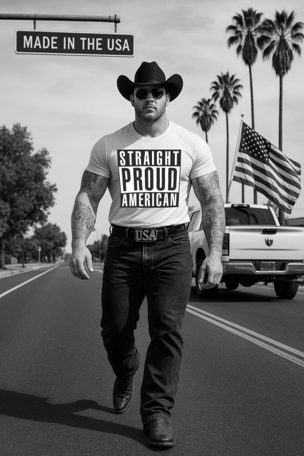 STRAIGHT PROUD AMERICAN T-Shirt