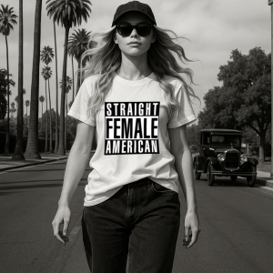 STRAIGHT FEMALE AMERICAN T-Shirt