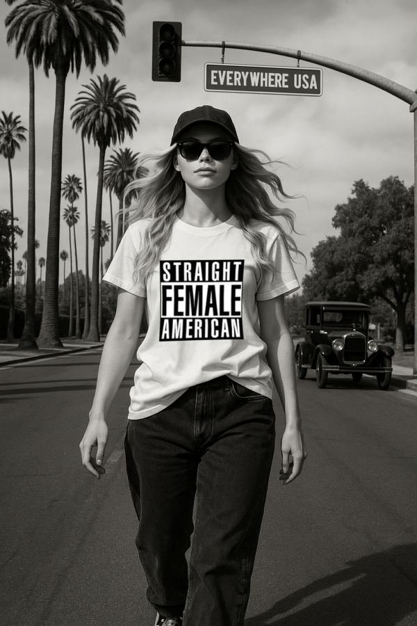 STRAIGHT FEMALE AMERICAN T-Shirt