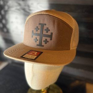 The Tactical Crusaders - Structured Snapback - Adjustable Khaki / Desert Tan