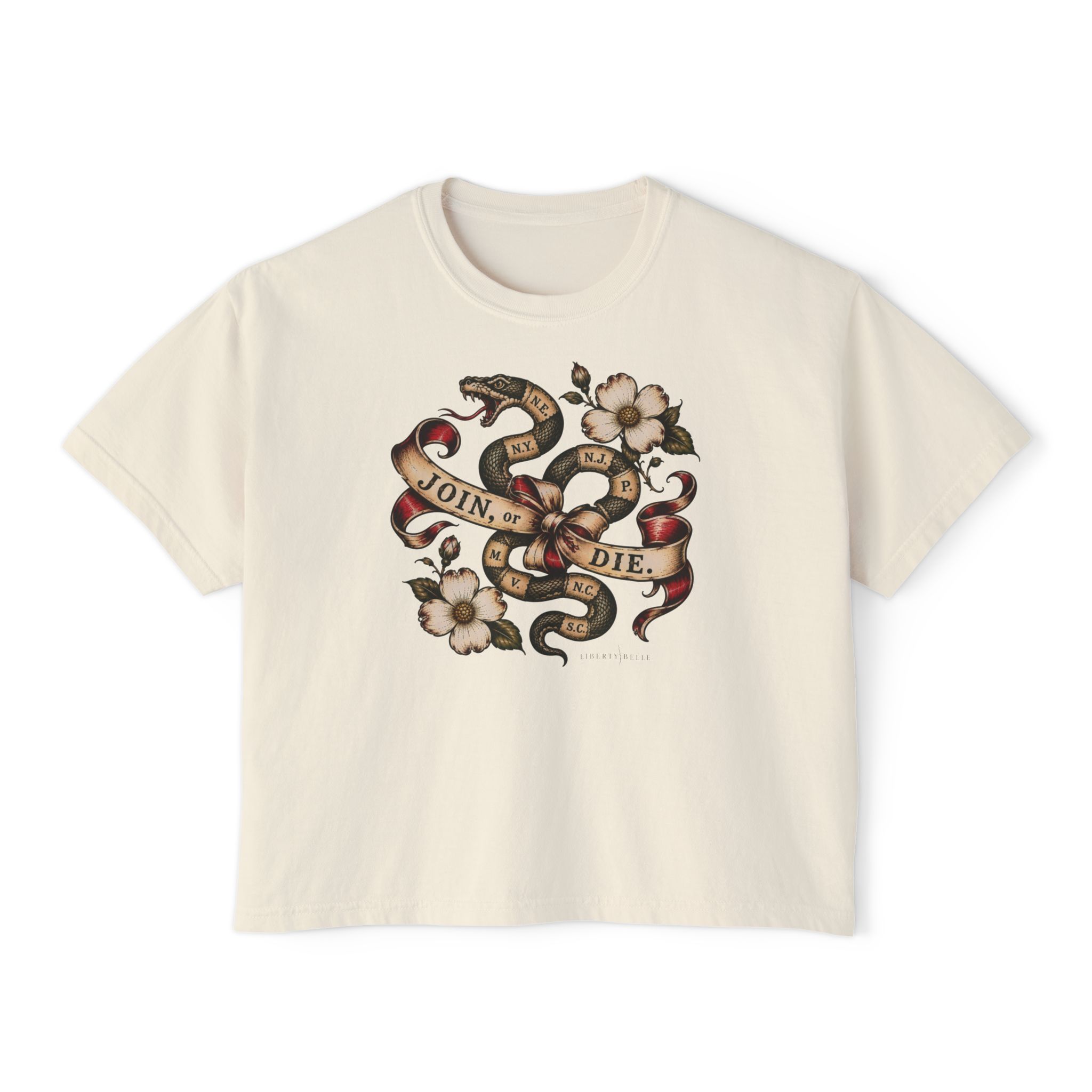 Join, or Die Women's Boxy Tee - Image 3