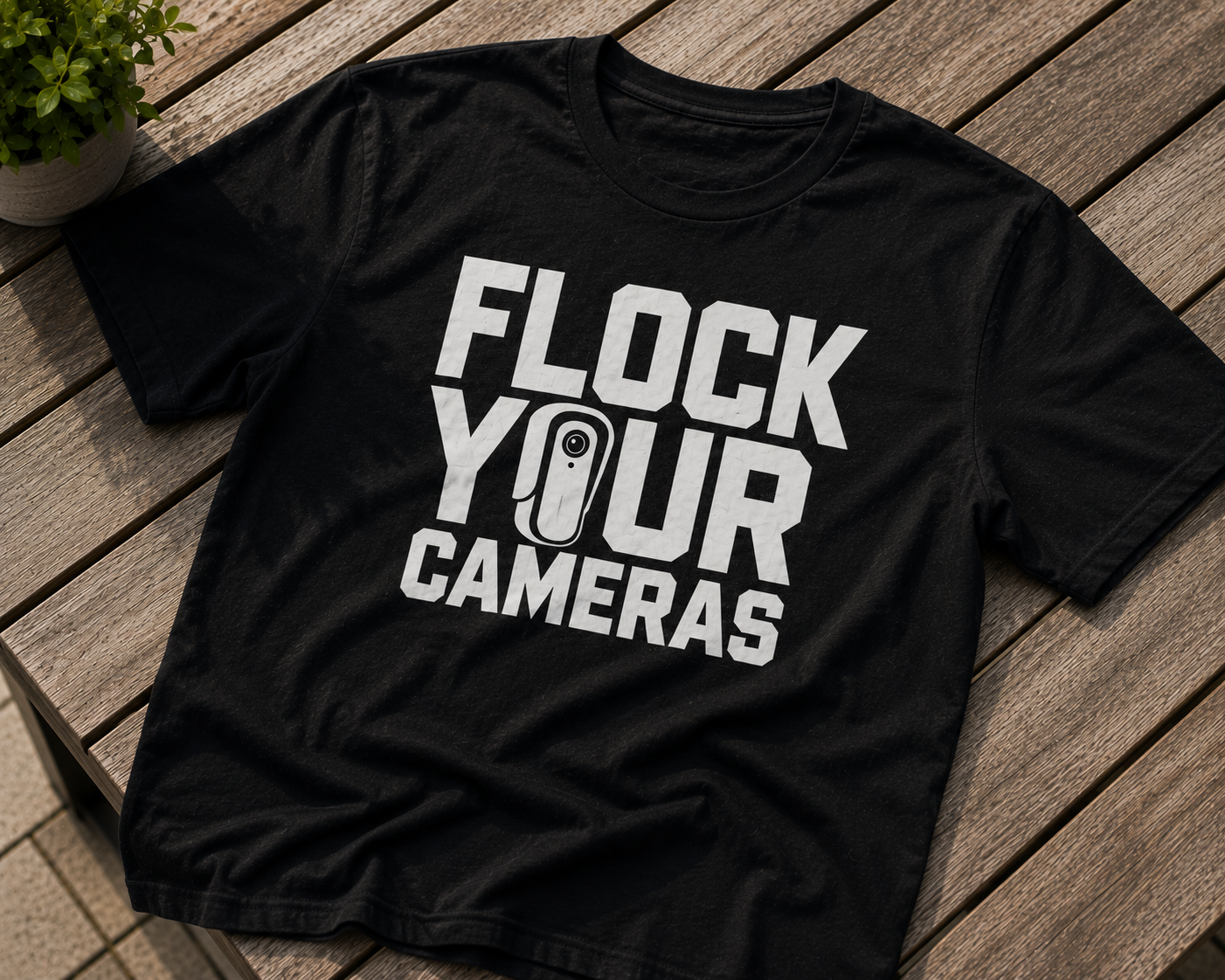 Flock Your Cameras Tee